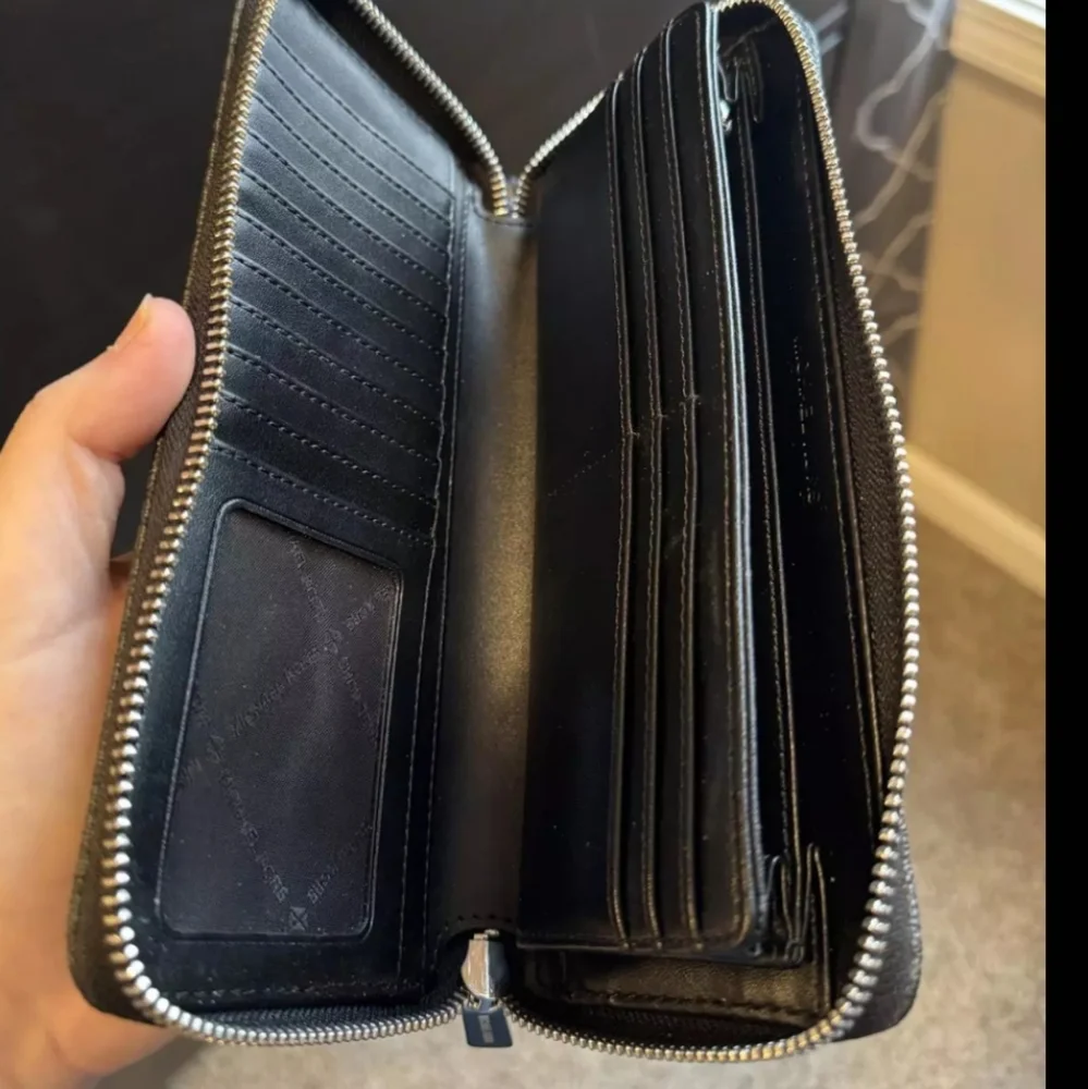 Michael Kors Black And Gray Wristlet - Picture 4 of 5